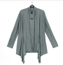 Load image into Gallery viewer, Soft Pleat Cardigan and tank twin set-Olive