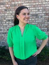 Load image into Gallery viewer, Virginia Apple Green top