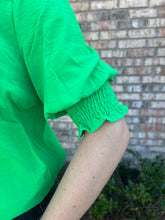 Load image into Gallery viewer, Virginia Apple Green top