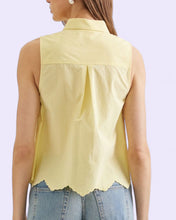 Load image into Gallery viewer, Riva eyelet top with neck tie