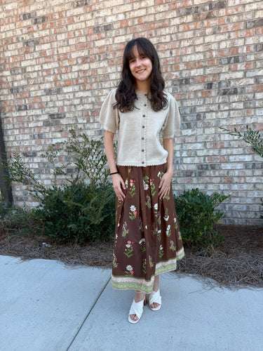 Fairie floral skirt
