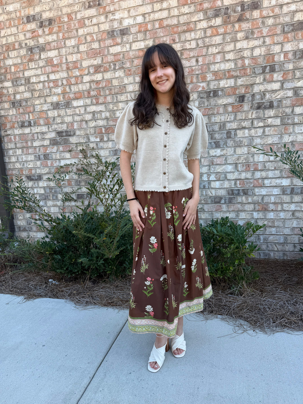 Fairie floral skirt