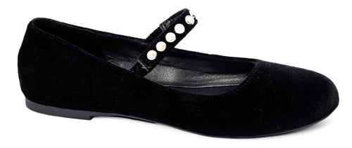 Tea time velvet Mary Jane shoe