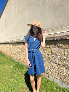 Belinda dark denim dress