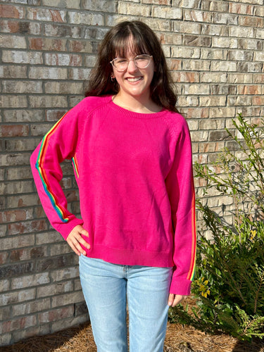 Randi fuchsia sweater