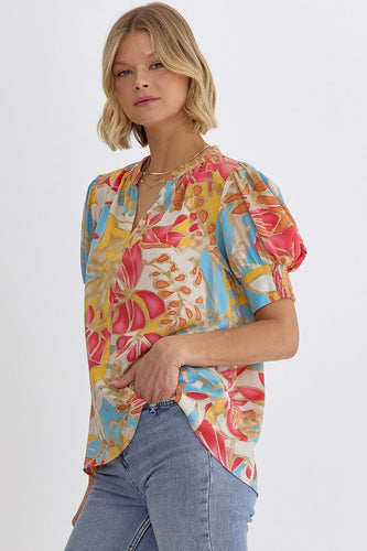 Rebecca puff sleeve top