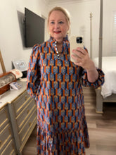 Load image into Gallery viewer, Elle navy mix dress