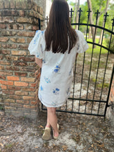 Load image into Gallery viewer, Wanda Blue on white Dress