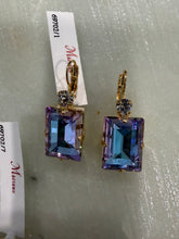 Load image into Gallery viewer, High Society Baguette style earrings