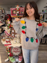 Load image into Gallery viewer, Christmas lights sweatshirt