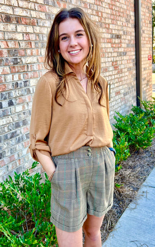 Perfectly plaid shorts