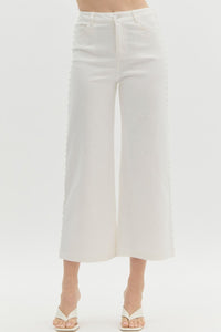 Ariel Pearl adorned pant