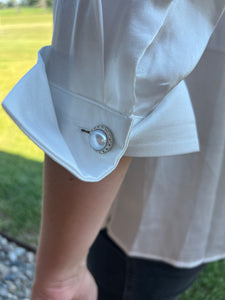 Carolee off white blouse