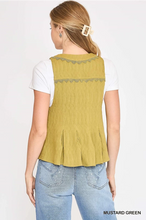 Load image into Gallery viewer, Bailey Tie front vest