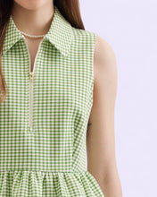 Load image into Gallery viewer, Eden Gingham peplum top
