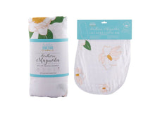 Load image into Gallery viewer, Southern Magnolia             2-In-1 Burp cloth and Bib