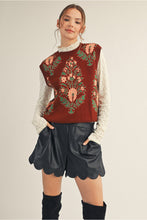 Load image into Gallery viewer, Bria floral Inspired Vest
