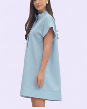 Load image into Gallery viewer, Barbie Solid short sleeve mini dress