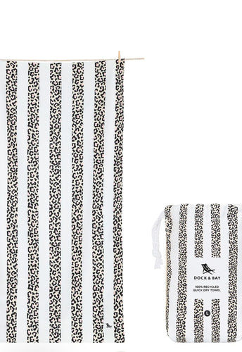Dashing Leopard XL dock & Bay towel