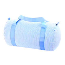 Load image into Gallery viewer, Seersucker stripe Medium Duffel