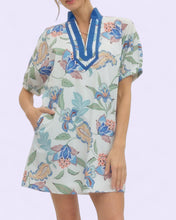 Load image into Gallery viewer, Devanne Blue floral dress