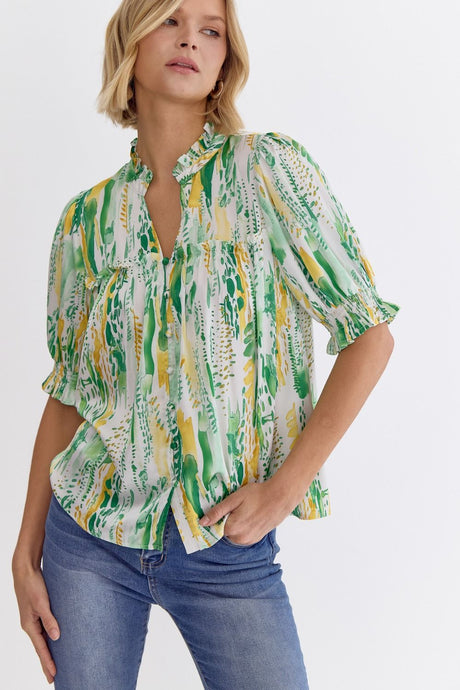 Sunny Day button up top