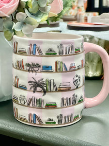 #056 books mug/candle -Sweet Grace