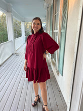 Load image into Gallery viewer, Cardie Scarlet dropped waist dress