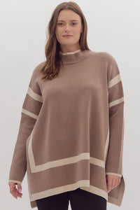 Mya Mock Turtleneck top