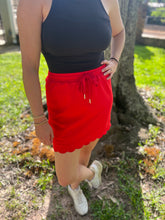 Load image into Gallery viewer, Loli scalloped knit skort