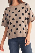 Load image into Gallery viewer, Happy comfy dot sweater top