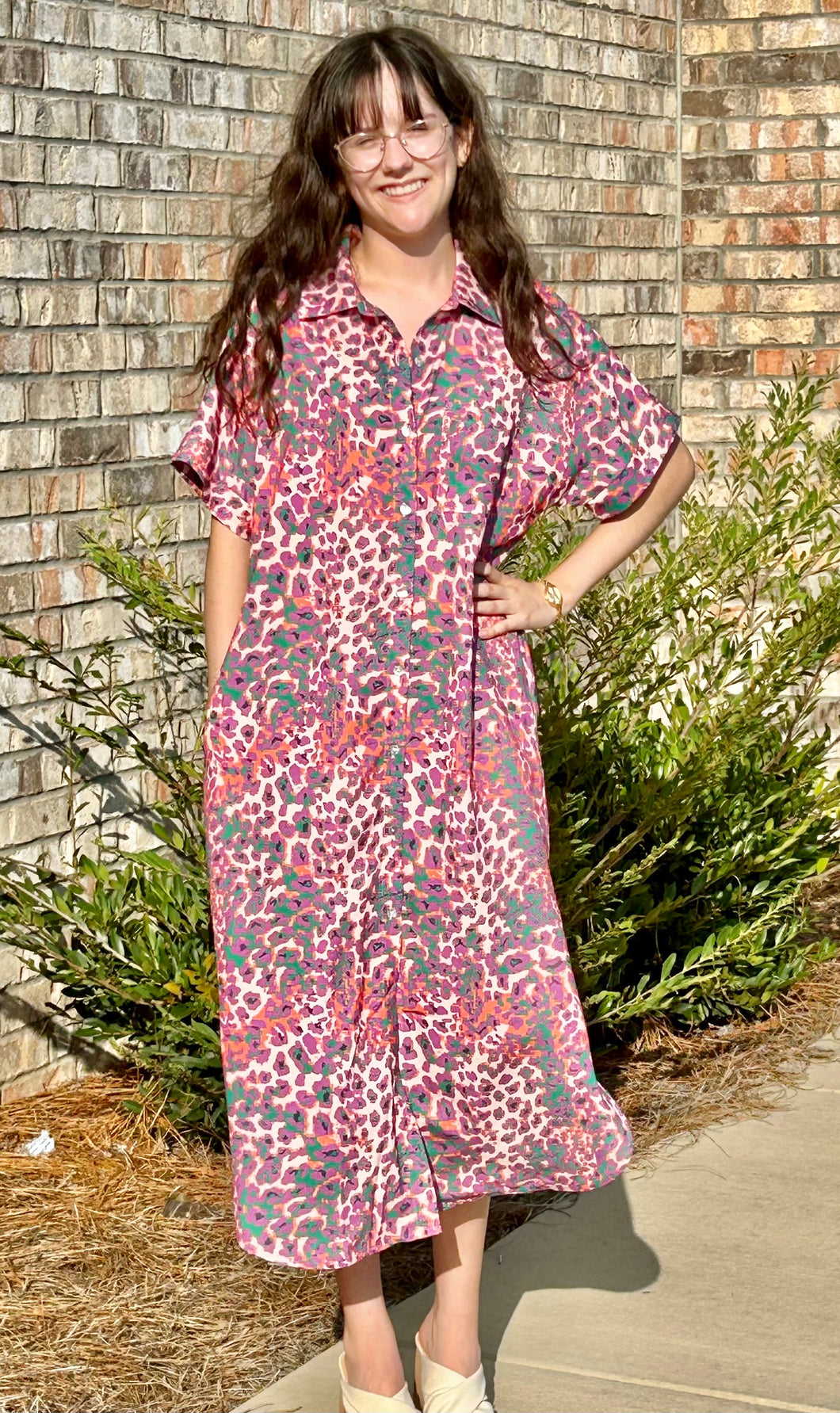 Joanna Multicolor shirt dress