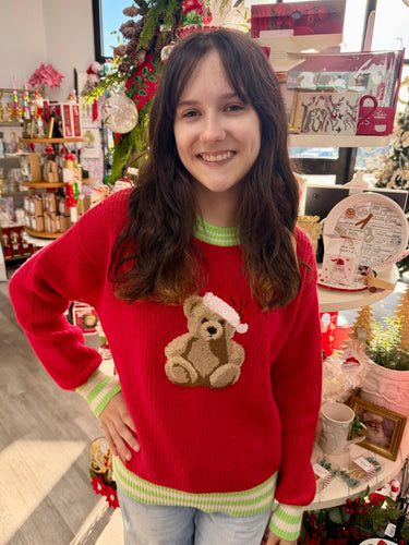 Harper the Holiday Teddy sweater