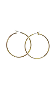 Hoop Earrings-Lg