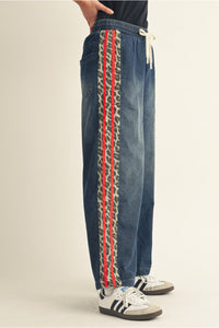The Frenchie side trim jeans