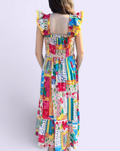 Load image into Gallery viewer, Beatrice’ multi color maxi dress