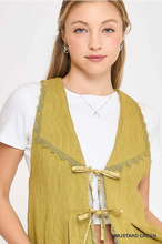 Load image into Gallery viewer, Bailey Tie front vest