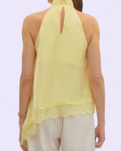 Load image into Gallery viewer, Bonnie Solid sleeveless high neck top in gorgeous yellow
