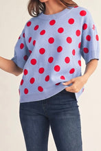 Load image into Gallery viewer, Happy comfy dot sweater top