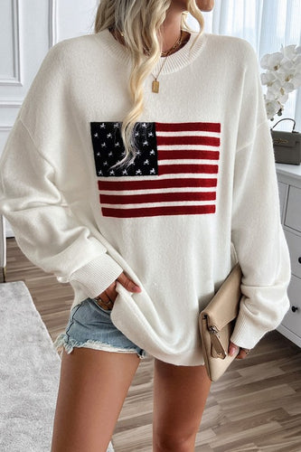 American Flag Casual sweater