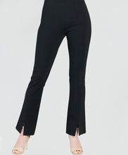 Load image into Gallery viewer, Pointe knit kick front slit pant