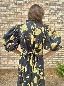 Patricia Black Floral Dress