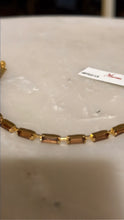 Load image into Gallery viewer, Treasures Crystal bracelets with baguette cut stones