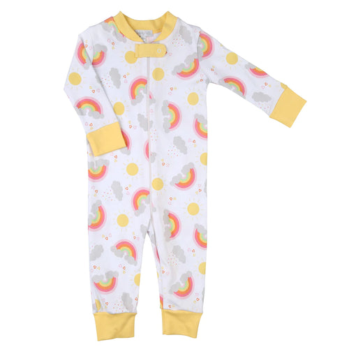 Rainbow Joy Zippered Pajamas