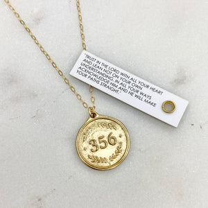 Madison Sterling Scripture Necklaces